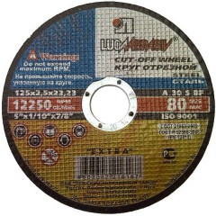 Абразивный отрезной диск по металлу 	Лужский абразивный завод	115х2,5х мм Лужский абразивный завод 115х2,5х22