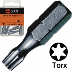 Насадка (бита) Torx 	USH (Германия)	T15х25 (12394) USH (Германия) 12894