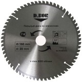 Пильный диск по алюминию и пластику	D.BOR	160х20/16 мм