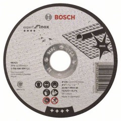 Абразивный отрезной диск по металлу прямой по нержавеющей стали	BOSCH	125х2,0х22 мм (2.608.600.094) Bosch -18