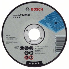 Абразивный отрезной диск по металлу прямой	BOSCH	125х2,5х22 мм (2.608.600.394) Bosch -18