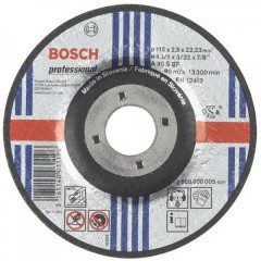 Абразивный отрезной диск по металлу вогнутый	BOSCH	115х2,5х22 мм (2.608.600.005) Bosch -18