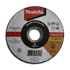 Абразивный отрезной диск по металлу прямой по нержавеющей стали.	Makita	115х1,0 мм (P-52249) Makita P-18