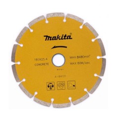 Диск алмазный турбо для сухого реза бетона	Makita	180х22 мм (A-84121) Makita A-18