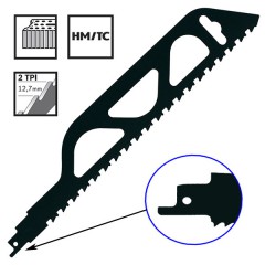 Полотно для сабельной пилы по кирпичу	Makita	305 мм (B-10394) Makita B-18