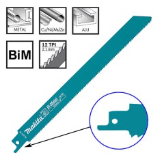 Полотно биметаллическое для сабельной пилы	Makita	225 мм (B-16776) Makita B-18