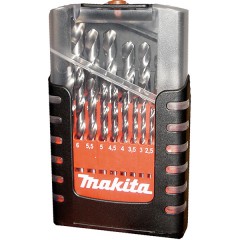 Набор сверел по металлу	Makita	1-10 мм (D-29941) Makita D-18