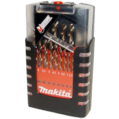 Набор сверел по металлу M-Force	Makita	1-10 мм (D-29876) Makita D-18