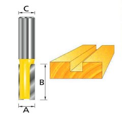 Фреза пазовая твердосплавная 	Makita	14х20 мм (D-10300) Makita D-18