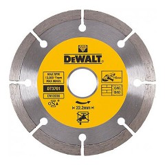 Алмазный сегментированный диск	DeWALT	115х22 мм (DT 3701) Dewalt -18