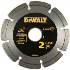 Алмазный сегментированный диск	DeWALT	115х22 мм (DT 3770) Dewalt -18