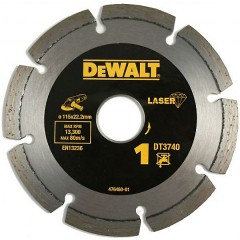 Алмазный сегментированный диск	DeWALT	115х22 мм (DT 3740) Dewalt -18