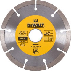 Алмазный сегментированный диск	DeWALT	125х22 мм (DT 3711) Dewalt -18