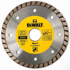 Алмазный диск TURBO	DeWALT	125х22 мм (DT 3712) Dewalt -18