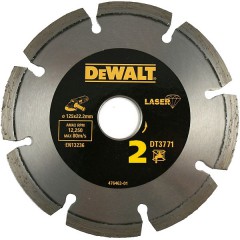 Алмазный сегментированный диск	DeWALT	125х22 мм (DT 3771) Dewalt -18