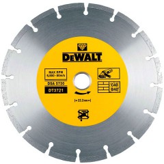 Алмазный сегментированный диск	DeWALT	180х22 мм (DT 3721) Dewalt -18