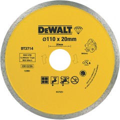 Алмазный сплошной диск для DWC410	DeWALT	110х20 мм (DT 3714) Dewalt -18