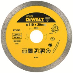 Алмазный сплошной диск для DWC410	DeWALT	110х20 мм (DT 3715) Dewalt -18