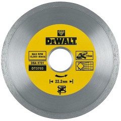Алмазный сплошной диск	DeWALT	115х22 мм (DT 3703) Dewalt -18
