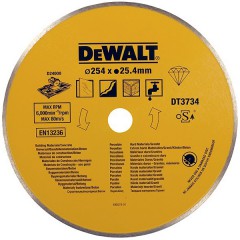 Алмазный диск по керамике	DeWALT	254х25,4 мм (DT 3734) Dewalt -18