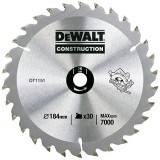 Пильный диск по дереву Construction	DeWALT	184х16 мм (DT 1151)