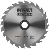 Пильный диск по дереву Construction	DeWALT	235х30 (25,4) мм (DT 1156)