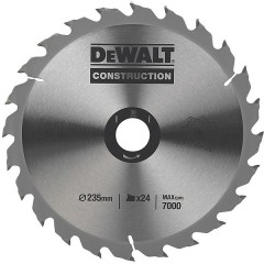Пильный диск по дереву Construction	DeWALT	235х30 (25,4) мм (DT 1156) Dewalt -18