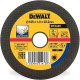 Абразивный отрезной диск по нержавеющей стали прямой	DeWALT	125х1,0х22 мм (DT 3445)