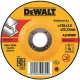 Абразивный отрезной диск по металлу вогнутый	DeWALT	125х3,0х22 мм (DT 42310)