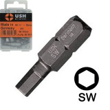 Насадка (бита) шестигранник SW	USH (Германия)	SW3,0х25 (12071)