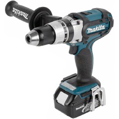 Аккумуляторная ударная дрель-шуруповерт Makita BHP454RFE Makita -18